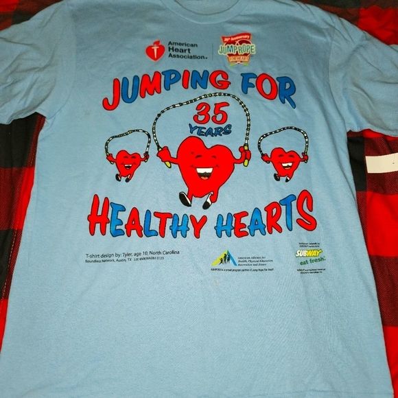 JUMP ROPE FOR HEART! SZ L - Picture 1 of 2